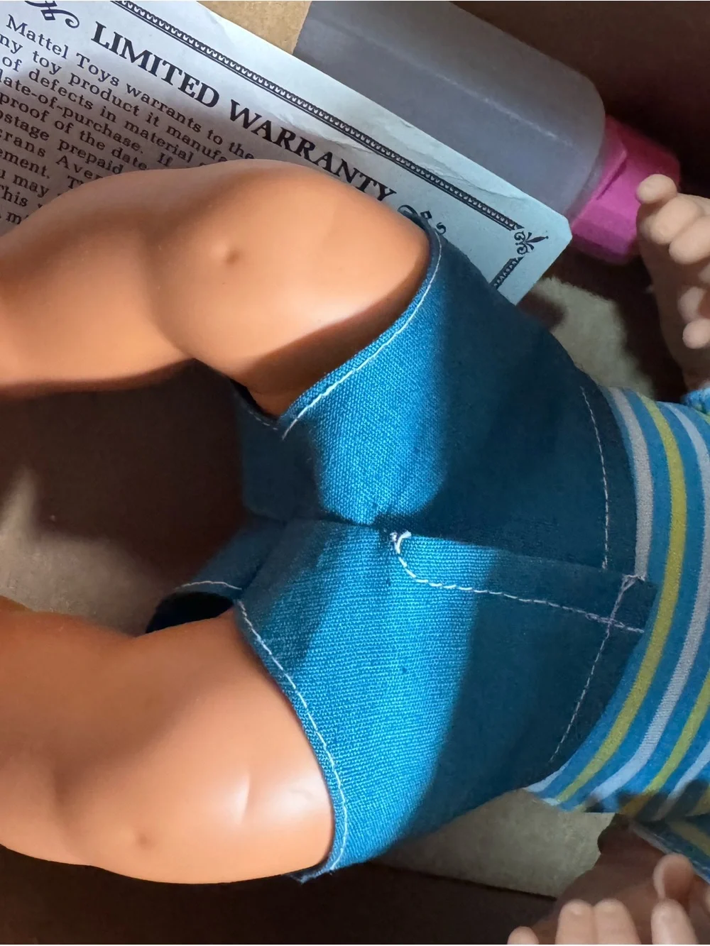 VINTAGE Mattel Baby Brother Tender Love Doll NIB
